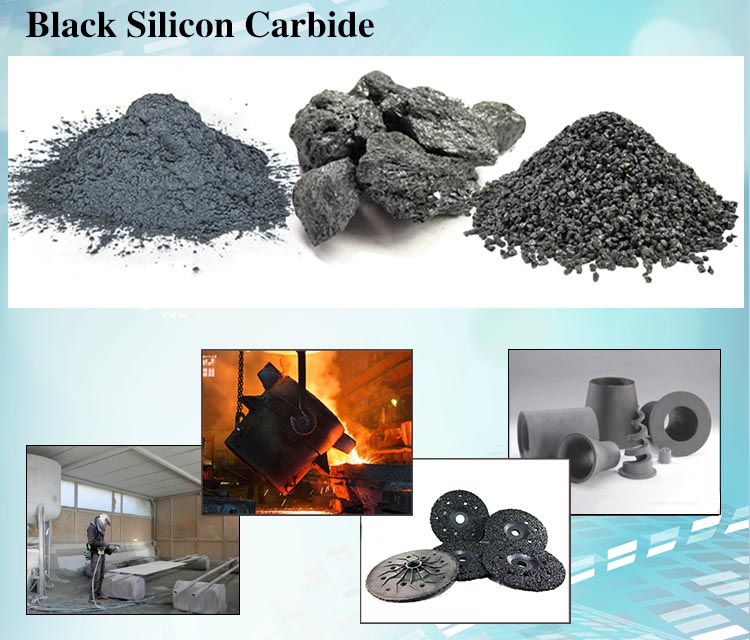 SIC negro de malla 325 para crisol de carburo de silicio -2-